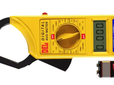 DEL Digital AVO Meter 3D model