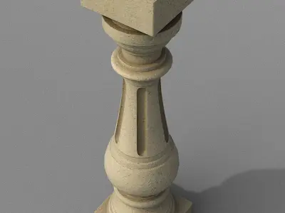 sandstone Baluster  3D model