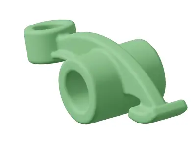 Plastic Vehicle Rocker Arm Toy 3D model