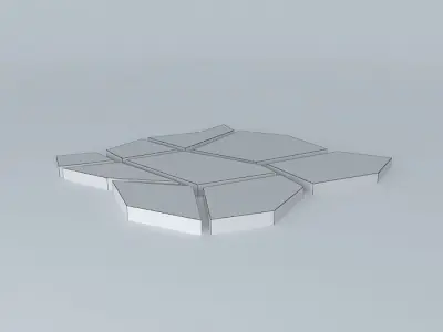 Paver Stone Path Free 3D model