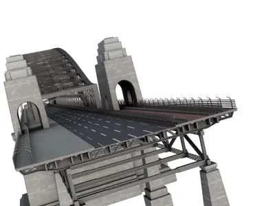 Sydney Harbour Bridge  3D model
