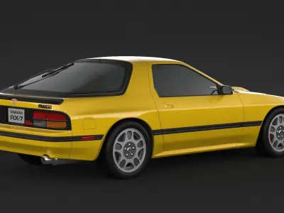 Mazda RX-7 FC3S S4 3D model