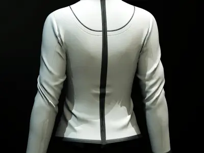 luxurious coat Low-poly 3D model