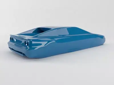 The silhouette of the car 2002 Lotus Esprit V8 3D print model