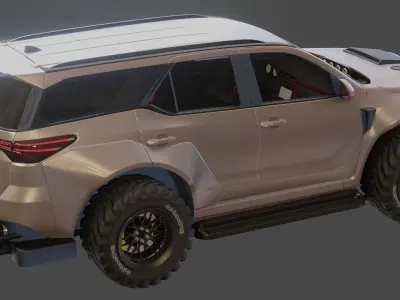 Fortuner Off Road Kit 3D model