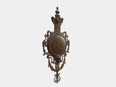 Wooden Clock Decor For Wood Carving 3D print model get