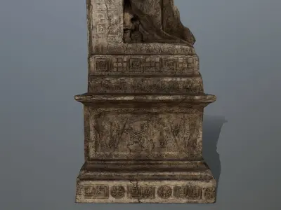 statue 1 Low-poly 3D model