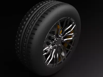 Wheel 3D model