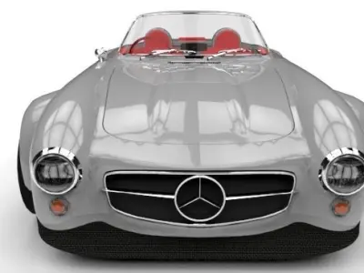 300SL mercedes benz 3D model