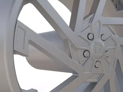 RUCCI FORGED razor WHEEL 3D PRINT MODEL  3D print model