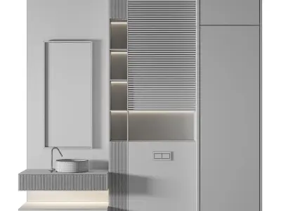 Luxury Bathroom 207 3D model