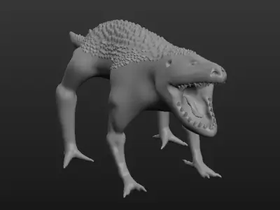 Crocanosa dinosaur 3D model