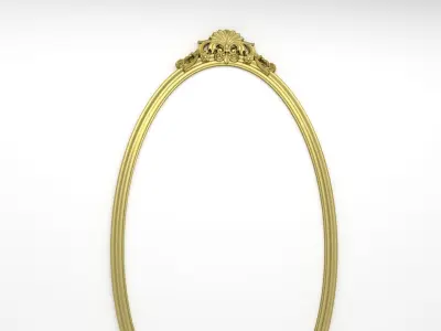 Frame mirror 3D model 02 3D model