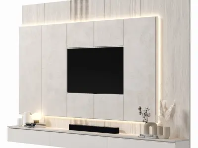 156 tvwall 156 3D model
