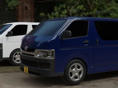 toyota hiace 3D model