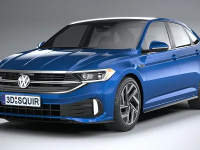 Volkswagen Jetta SEL 2022 3D model