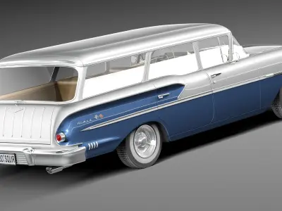 Chevrolet Nomad 1958 3D model
