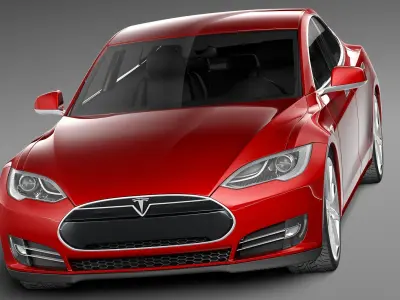 Tesla Model S 2013 3D model