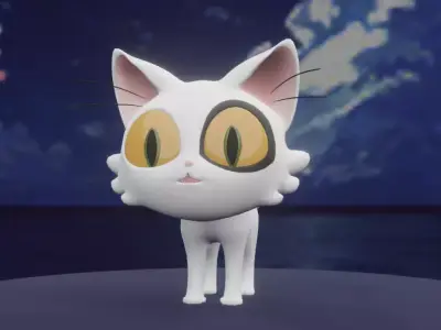 Daijin - Suzume no Tojimari Low-poly 3D model