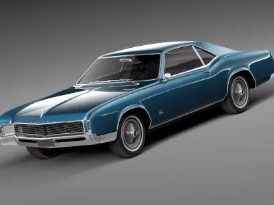 Buick Riviera 1966 3D model