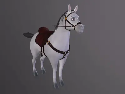 Cartoon Horse 3D model