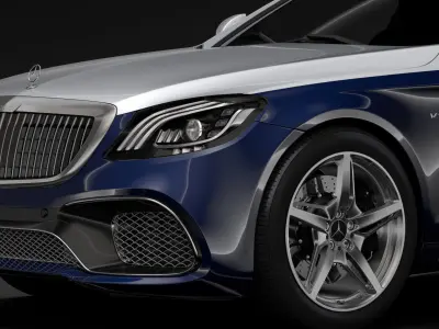 Mercedes AMG Maybach S 65 X222 2019 3D model