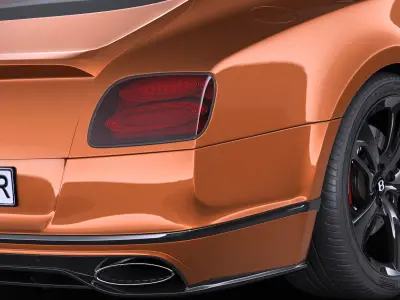 Bentley Continental GT Speed Black Edition 2017 3D model