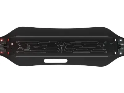 Electric Skateboard Formula X 3D model