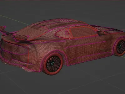 SUPERCAR 2023 Chevrolet Camaro 3D Model 3D model