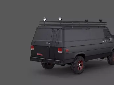 GMC Vandura 1983 4x4 3D model