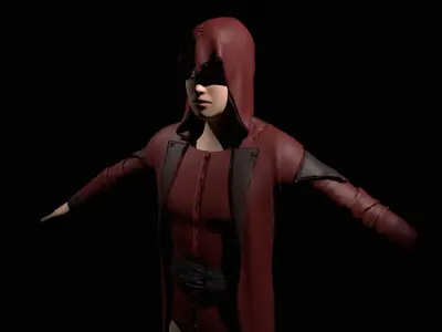 DAYANA Low-poly 3D model