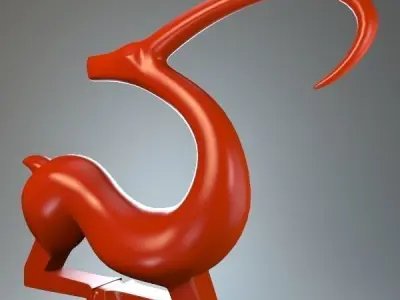 Sculpture Capricorn 2 3D model