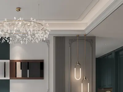 Modern villa decoration Guest Home 3D model