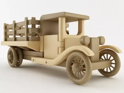 Toy Farm Truck 3D model