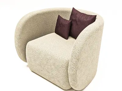 Pure Chair Low-poly 3D model