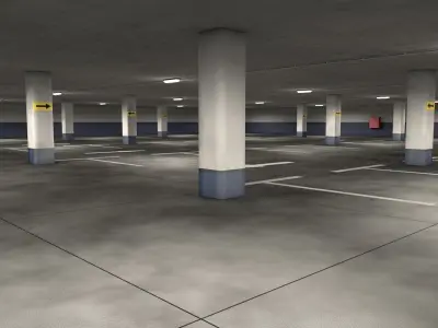 Parking Garage 3D model