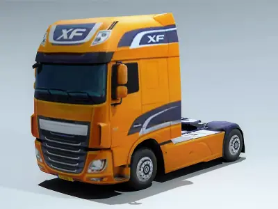 truck Low-Poly Ride 3D Car Model Excellence Low-poly 3D model