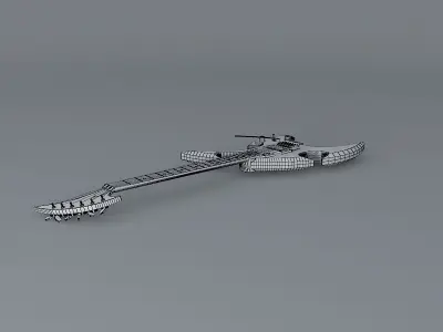 Ed Roman Gladiator guitar Free 3D model
