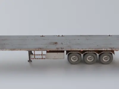 Trailer Old  3D model