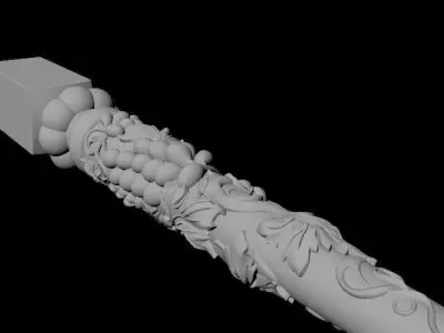 baluster for stairsrs 3D model