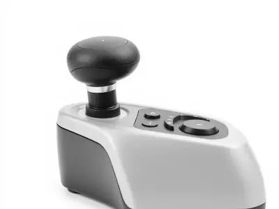 Joystick Controller Model Pack with Textured Details Low-poly 3D model