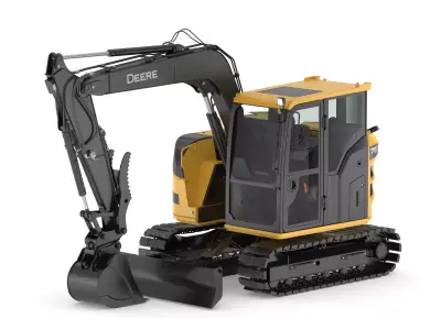 John Deere 75 P-Tier Mid-Size Excavator 3D model
