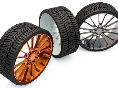 Car Tire 3D model