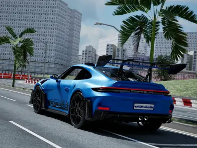 Porsche 911 GT3 RS 992 2023 3D model