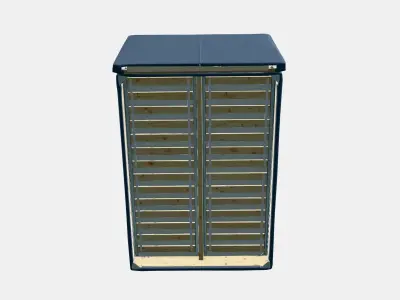 DUNVIK Cover divan bed 2 Low-poly 3D model