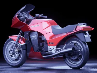 Kawasaki Ninja - GPZ 900R 3D model