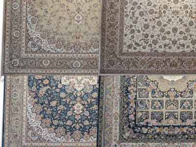 Persian Carpet Collection-vol20-4k texture Low-poly 3D model