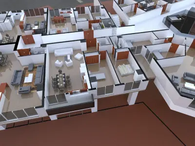 building  home  Low-poly 3D model