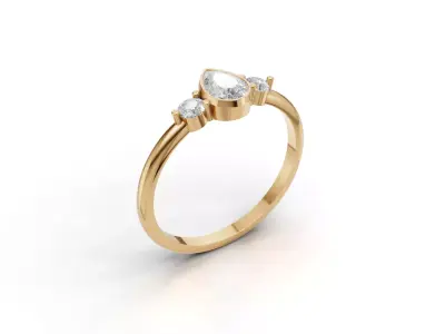ring woman  3D print model 47
