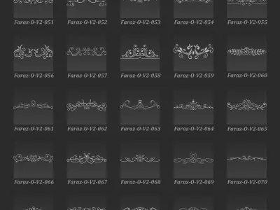 150 Ornament 3d model V2 3D model